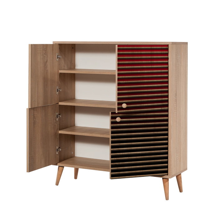 Hanah Home Multilux-221 Armario Multiusos Roble Sonoma Hanah Home Multilux-221 Armario Multiusos Roble Sonoma